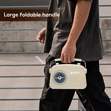ByronStatics Portable Vintage Radio Best for Music Lovers