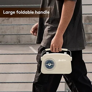 ByronStatics Portable Vintage Radio Best for Music Lovers