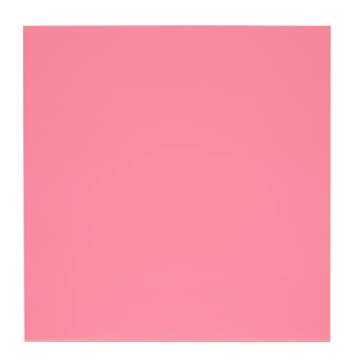 Okuna Outpost 2-Pack Opaque Cast Acrylic Sheet, 1/8-Inch Thick 11.75x11.75-Inch Square Plastic Tiles for Wall Decorations, Laser Cutting, Arts & Crafts, & Custom Signs for Cafes & Boutiques (Pink)