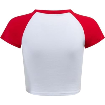 Hype & Vice Ohio State Crop Tee for Women - Stylish Game Day Top