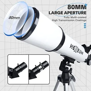 80mm Aperture 600mm Telescope for Stargazing Adventures