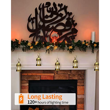 SHYMERY Mini Lantern with Flickering LED Lights for Events