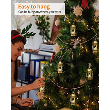 SHYMERY Mini Lantern with Flickering LED Lights for Events