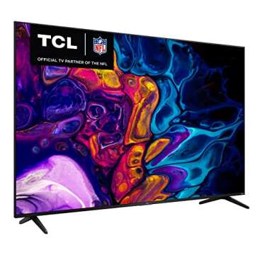 TCL 50" Class 5-Series 4K UHD QLED Dolby Vision & Atmos, VRR, AMD FreeSync, Smart Roku TV - 50S555 (2022 Model) ,Black