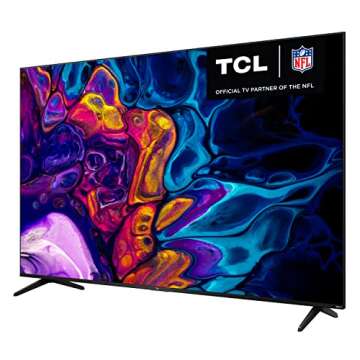 TCL 50" Class 5-Series 4K UHD QLED Dolby Vision & Atmos, VRR, AMD FreeSync, Smart Roku TV - 50S555 (2022 Model) ,Black