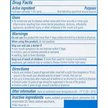 Colgate Peroxyl Mouth Sore Rinse - Mild Mint Relief