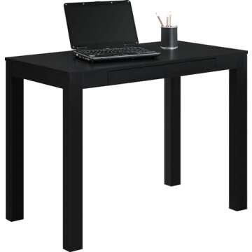 Ameriwood Home Parsons Desk, Black