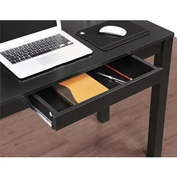 Ameriwood Home Parsons Desk, Black