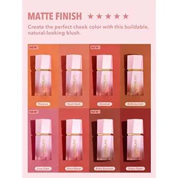 SHEGLAM Color Bloom Liquid Blush Makeup for Cheeks Matte Finish - Rose Ritual