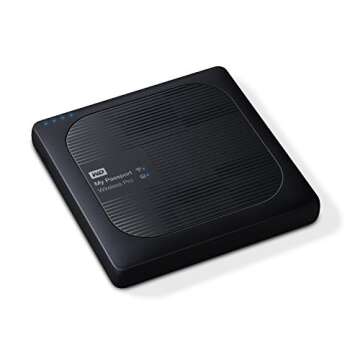 WD 4TB My Passport Wireless Pro Portable External Hard Drive, Wifi USB 3.0 - WDBSMT0040BBK-NESN
