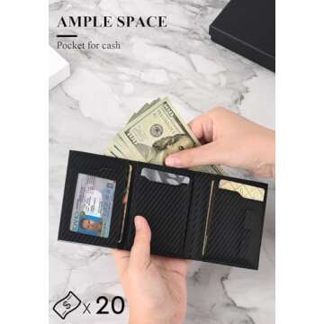 Pop Up Wallet for Men - RFID Minimalist Card Holder
