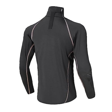 EALER Hockey Compression Shirt with Neck Guard for Players