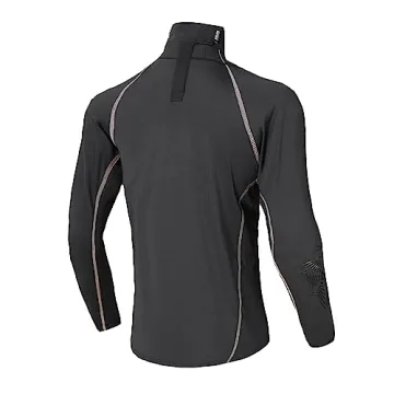 EALER Hockey Compression Shirt with Neck Guard for Players