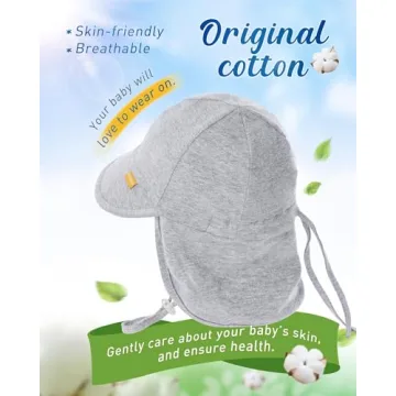 FURTALK Baby Sun Hat UV Protection Adjustable Cotton Hats
