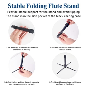 Yamaer Closed Hole Flute - Perfect for Beginners - 16-Key