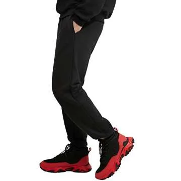 Hanes Men's Ultimate Cotton Pant, Black, Small