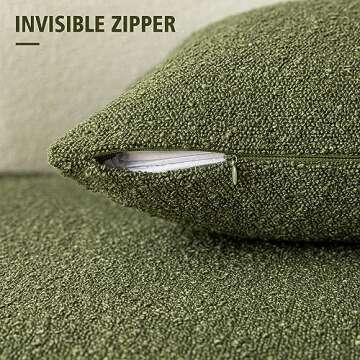 Foindtower Modern Boucle Pillow Covers for Cozy Decor