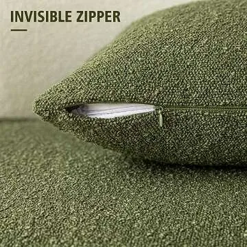 Foindtower Modern Boucle Pillow Covers for Cozy Decor