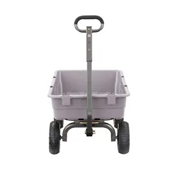 Gorilla Carts Heavy Duty Garden Yard Wagon with Dump Handle