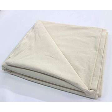 Mybecca 100% Cotton Muslin Fabric - Unbleached & Versatile