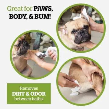 Pogi's Dog Grooming Wipes - Hypoallergenic Pet Cleaning Wipes