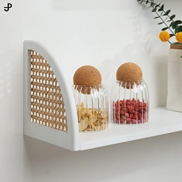PJ Collection Rattan Floating Shelves Set - Stylish Decor