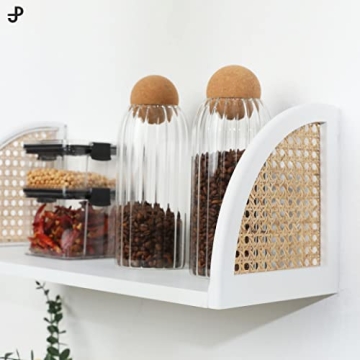 PJ Collection Rattan Floating Shelves Set - Stylish Decor