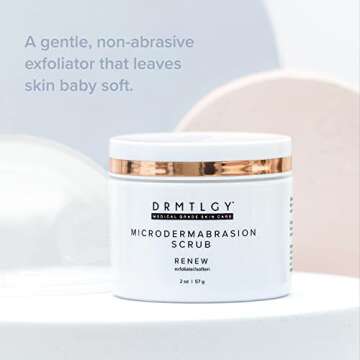 DRMTLGY Universal Tinted Moisturizer with SPF 46 & Microdermabrasion Facial Scrub Set - Universal Tinted SPF & Face Exfoliator 2 Pack