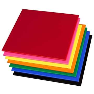 Source One LLC 1/8 th Inch Thick 12 x 12 Inches Acrylic Plexiglass Sheet, Clear