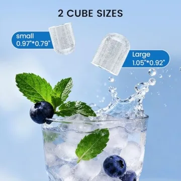 COWSAR Countertop Ice Maker Fast Portable Ice Solution