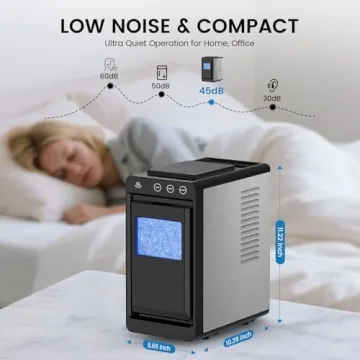 COWSAR Countertop Ice Maker Fast Portable Ice Solution