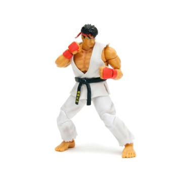 Jada Toys Street Fighter II 6" Ryu Action Figure, Toys for Kids and Adults
