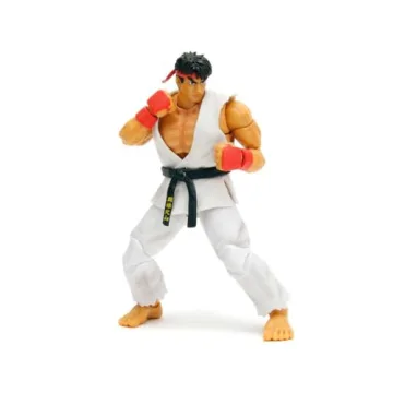 Jada Toys Street Fighter II 6" Ryu Action Figure, Toys for Kids and Adults