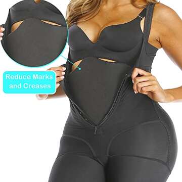 PAZ WEAN Lipo Foams Abdominal Compression Belly Ab Board for Faja Post Surgery Tummy Tuck 360 Bbl Liposuction