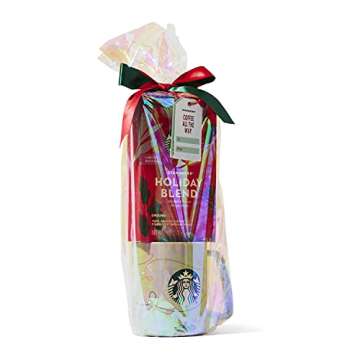 Thoughtfully Gifts, Holiday Coffee Gift Set, Officially Licensed, Includes Ceramic Mug and Holiday Blend Medium Roast Coffee