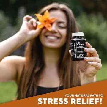 VitaUp Organic Ashwagandha Capsules 1310mg - USA Made Organic Ashwagandha Supplements with Black Pepper - Energy & Immune Support - Natural Stress Relief Supplement - Ashwagandha Organic - 60 Count