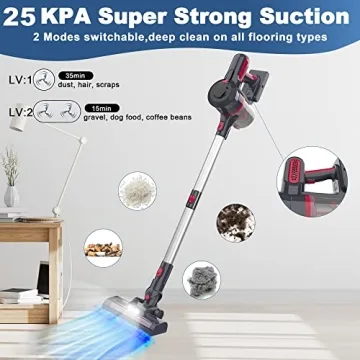 Kalff Cordless Vacuum Cleaner with Strong Suction & Runtime