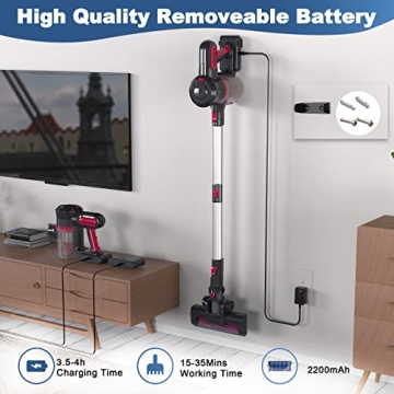 Kalff Cordless Vacuum Cleaner with Strong Suction & Runtime