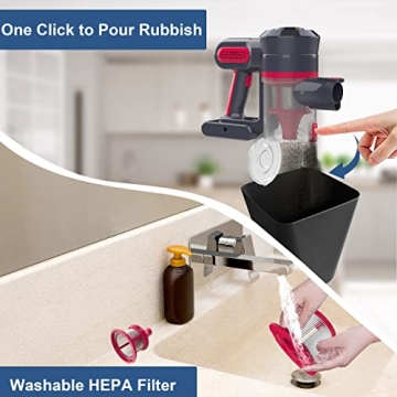 Kalff Cordless Vacuum Cleaner with Strong Suction & Runtime