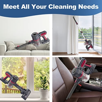 Kalff Cordless Vacuum Cleaner with Strong Suction & Runtime