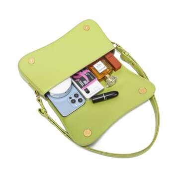 Stylish JOLLQUE Crescent Shoulder Bag - Eco-Friendly Chic