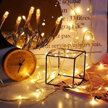 LJLNION 300 LED String Lights for Indoor Outdoor Use