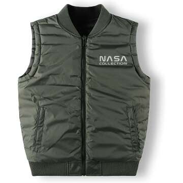 Reversible QLZ Boys Down Coat for Ages 4-15