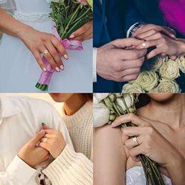 Elegant Moissanite Promise Rings for Her - Affordable Luxury