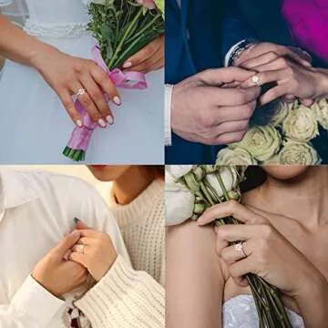 Elegant Moissanite Promise Rings for Her - Affordable Luxury