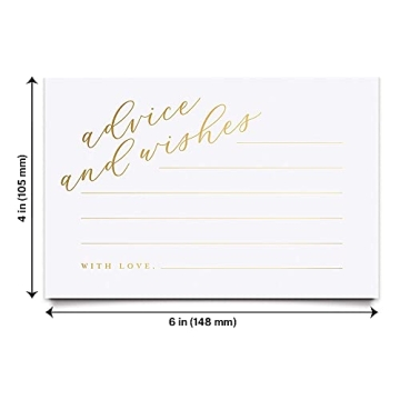 Bliss Collections Advice and Wishes Cards for Weddings & Celebrations