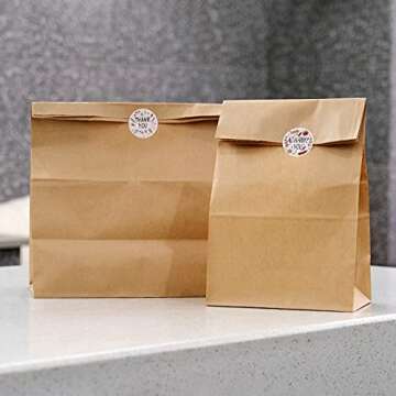 Thank You Stickers for Small Business - 2000 Pack