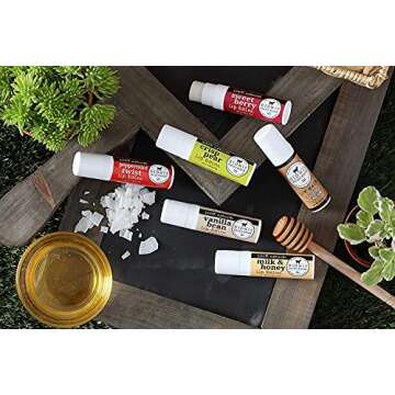 Dionis Goat Milk Peppermint Twist Lip Balm Set 3 Pack