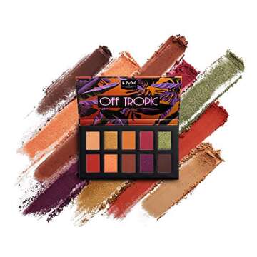 NYX PROFESSIONAL MAKEUP Off Tropic Shadow Palette, Shifting Sand