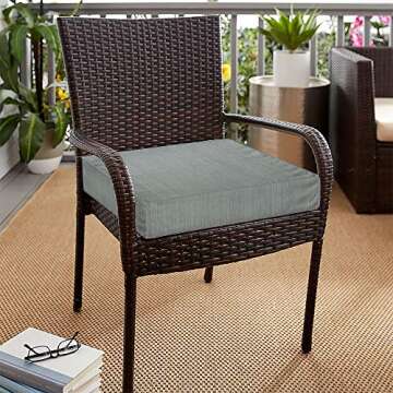 Magpie Fabrics Indoor Outdoor Cushion Cover Replacement 2 Pack, NO Insert! Water Repellent Slipcover...